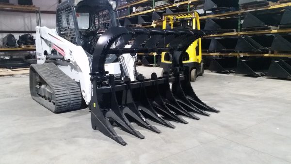 Skid Steer Attachment RAKE/BRUSH/LOG GRAPPLE - Image 2